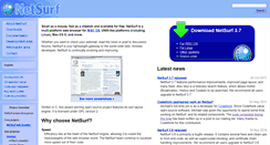 Desktop Screenshot of netsurf-browser.org